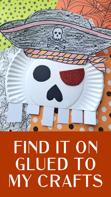 Discover how to make an adorable Skeleton Pirate using just paper plates and a few simple materials! This Halloween craft is ideal for sparking creativity in children and makes a fantastic addition to any spooky decor. Follow our easy tutorial to create your very own pirate skeleton. Great for home or school projects! #CraftingWithKids #HalloweenFun #PirateCrafts #DIYDecor #SpookySeason P For Pirate Craft, Summerween Crafts For Kids, Pirates Arts And Crafts For Kids, Easy Pirate Craft, Pirate Crafts For Toddlers, Paper Plate Skeleton, Pirate Crafts For Kids, Pirate Crafts Preschool, Campground Crafts