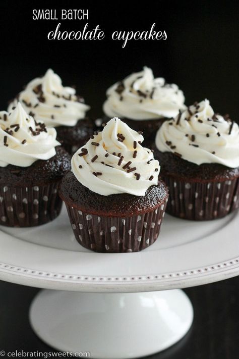 6 Chocolate Cupcakes Recipe, Small Batch 7 Minute Frosting, Small Batch Chocolate Cupcakes 12, Small Batch Frosting Recipes, 12 Cupcake Recipe, Small Batch Cupcake Recipe, 6 Chocolate Cupcakes, Small Batch Chocolate Cupcakes, Small Batch Cupcakes