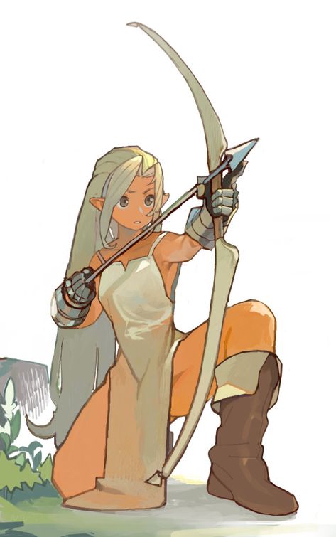 Bow And Arrow, Art Poses, Character Design References, Anime Poses Reference, Drawing Poses, Art Inspiration Drawing, Art Reference Photos, Art Reference Poses, Fantasy Character Design