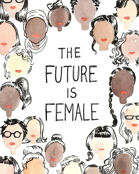 THE FUTURE IS FEMALE (Instagram photo by @womenmarch) Man Card, Chimamanda Ngozi Adichie, The Future Is Female, Future Is Female, Feminist Quotes, International Women’s Day, Womens March, Womens History Month, Strong Women Quotes