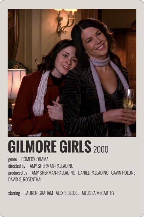 Lorelei And Rory, Minimalist Poster Aesthetic, Gilmore Girls Fall Aesthetic, Gilmore Girls Movie, Quotes Gilmore, Gilmore Girls Wallpaper, Gilmore Girls Poster, Gilmore Girls Party, Amy Sherman Palladino