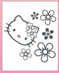 tattoo maybe Leavers Shirt Designs Hello Kitty, Hello Kitty Glitter Tattoo, Hello Kitty Henna Tattoo, Chicano Drawings Hello Kitty, Hello Kitty Outline Tattoo, Hello Kitty Cricut Projects Vinyl Decals, Hello Kitty Shirt Design, Hello Kitty Henna Design, Hello Kitty Tattoo Stencil