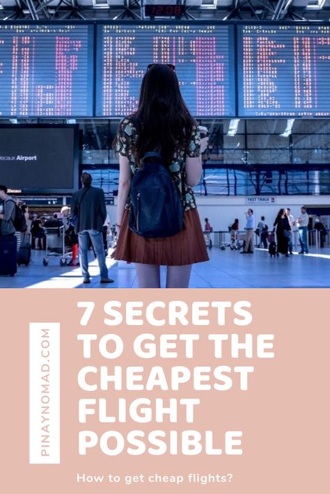 If you want to know the secrets to get the Cheapest Flight possible, then you want to read this article. Flight Tips, Book Flight, Fly Travel, Air Asia, Book Cheap Flights, Solo Trip, Booking Flights, Day Book, Cheap Flights