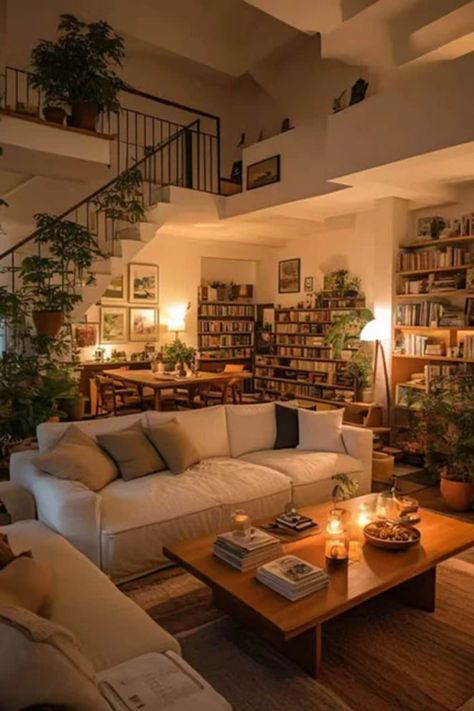 Inside House Ideas Small Homes, Dream Home Aesthetic Cozy, Cute Apartment Aesthetic Cozy, Family House Interior Cozy, Rustic Small House Interior, Wood Themed House, House Design Wood Interior, Luxury Cozy Home, Simplistic House Decor