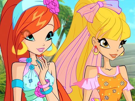 Bloom And Stella Winx Club, Bloom And Stella, Winx Stella, Stella Winx Club, Winx Club Stella, Winx Club Bloom, Stella Winx, Bloom Winx, Club Style