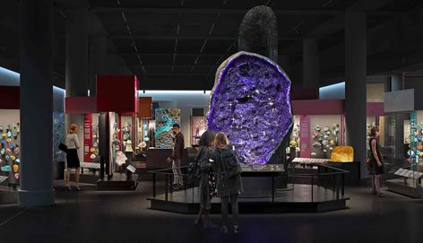 Museum of Natural History Unveils New Hall of Gems After Years Of Renovation—And It Looks Incredible Field Trip Aesthetic, Museum Of Natural History Nyc, Dance Concept, Library Mural, Gem Display, Mineral Properties, Cafe Aesthetics, Hayden Planetarium, Sir Isaac Newton