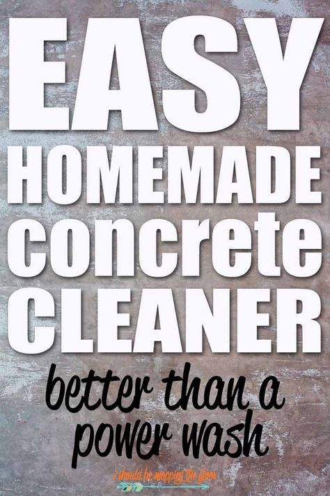 Concrete Cleaner, Clean Concrete, Homemade Toilet Cleaner, Concrete Patios, Cleaning Painted Walls, Scrub Corpo, Glass Cooktop, Deep Cleaning Tips, Painted Concrete Porch