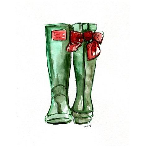 Today on my blog: wellies! #fashion #fashionblogger #fashionillustration #instaart #british #rain #bows Beth Briggs, Art Shed, Shoe Sketches, Drawing Accessories, Shoes Illustration, Christmas Illustrations, Shoes Drawing, Fashion Christmas, Drawing Images