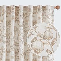 Neutral Curtains Living Room, Farmhouse Bedroom Curtains, Cottagecore Curtains, French Curtain Rod, Toile Curtains, Curtains Floral, Cottage Curtains, Neutral Curtains, Window Curtains Bedroom