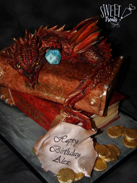 Dungeons And Dragons Cake, Dragons Cake, Ideas For Birthday Cake, Dragon Birthday Cakes, Cake For Boyfriend, Dragon Cakes, Dragon Birthday Parties, Dragon Cake, Petal Dust