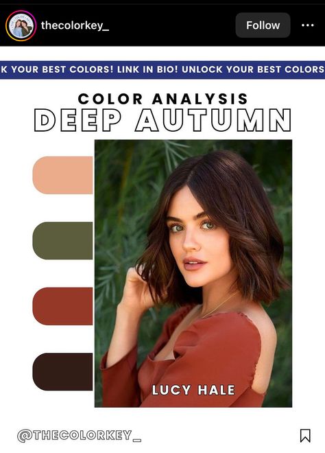 Deep Autumn Celebrity, Dark Autumn Accessories, Deep Autumn Romantic Outfits, Dark Autumn Celebrity, Dark Autumn Spring Outfits, Autumn Deep Outfits, Warm Autumn Celebrities, Deep Autumn Outfits For Summer, Dark Autumn Outfits For Summer