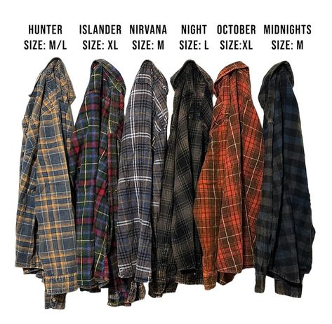 PICK ONE Super Soft Acid Washed Flannel Shirt Unisex Men Women Plaid Button Down Cotton Stone Wash 90s Grunge Flannel Shirt - Etsy 90s Flannel Outfits Grunge, Mens 90s Grunge, 90s Grunge Style Men, Plaid Shirt Outfits Men, Grunge Fits Men, 90s Grunge Outfits Men, Rock Tees Outfit, Mens Grunge Fashion, 90s Grunge Men