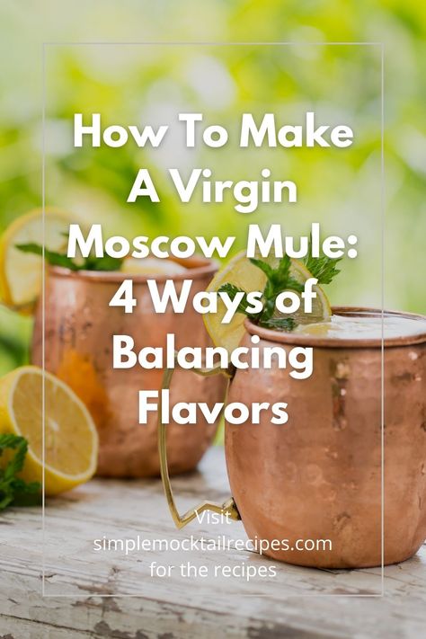 Which mocktail is more fun to make than a Virgin Moscow Mule? And let’s face it: not every mixed cocktail has to have booze in it. That's why we've listed 4 Virgin Moscow Mule Recipes. | Virgin Cranberry Moscow Mule | Virgin Blueberry Moscow Mule | Virgin Apple Moscow Mule Mock Moscow Mule, Non Alcoholic Moscow Mule Recipe, Virgin Moscow Mule Recipe, Virgin Mule Recipe, Moscow Mule Mocktail Recipe, Virgin Mule, Non Alcoholic Moscow Mule, Mule Mocktails, Mocktail Mule