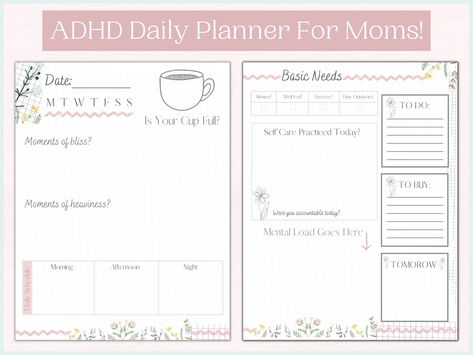 #Daily_Planner_Layout #Mom_Journal #Simplified_Planner #Wellness_Journal Daily Planner Layout, Mom Daily Planner, Daily Planner Journal, Mom Coloring Pages, Simplified Planner, Mom Journal, Wellness Journal, Simple Planner, Mom Planner