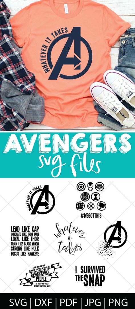 Diy Avengers, Avengers Svg, Avengers Shirt, Parenting Blogs, Superhero Bedroom, Cricut Air, Silhouette Images, Girls Camp, Avengers Endgame