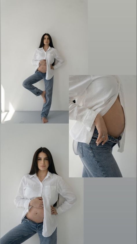 Home Maternity Photography, Maternity Shoot Outfit, Studio Maternity Shoot, Pregnant Photography, Maternity Studio Photoshoot, Studio Maternity Photos, Pregnancy Belly Photos, Cute Pregnancy Pictures, Maternity Photography Poses Couple