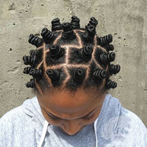 Bantu Knots On Shorter Hair Bantu Knot Hairstyles, Hairstyle Examples, Protective Hairstyles For Natural Hair, Transitioning Hairstyles, Hair Knot, Bantu Knots, Afro Textured Hair, Healthy Natural Hair, Easy Hairstyle