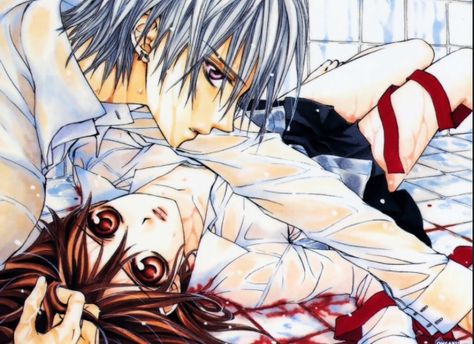 vampire knight Yuki And Zero, Vampire Knight Zero, Vampire Knight Yuki, Vampire Knight Manga, Zero Kiryu, Matsuri Hino, Kaname Kuran, Vampire Knights, Fantasy Realm