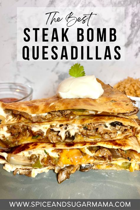 Shaved Steak Recipe, Steak Quesadilla Recipes, Shaved Steak, Steak Quesadilla, Quesadilla Recipes Easy, The Best Steak, Beef Steak Recipes, Mexican Food Recipes Easy, Best Steak