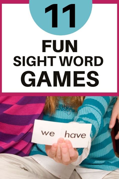 Fun Activities and Games with Sight Words for Kindergarten — My Teaching Cupboard Games For Sight Words, Sight Word Games For Kindergarten, Kindergarten Sight Word Activities, Sight Words For Kindergarten, Free Sight Word Games, Sight Words Games, Preschool Reading Activities, Phonics Games For Kids, Making Words Activities