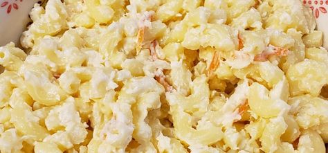 L&L Hawaiian Barbecue Macaroni Salad Recipe L&l Hawaiian Macaroni Salad Recipe, L And L Hawaiian Macaroni Salad, L&l Macaroni Salad Recipe, Ono Macaroni Salad, Hawaiian Salads, Chicken Katsu Recipe, Hawaiian Barbecue, Hawaiian Mac Salad, Salad Recipes Healthy Dinner