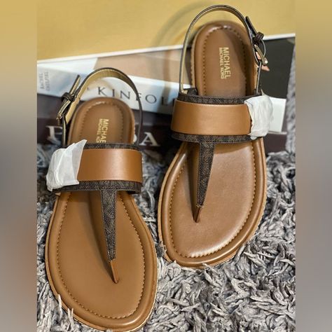 New With Tags Michael Kors Shoes, Thong Sandals, Michael Kors, Sandals, Tags, Women Shopping, Color