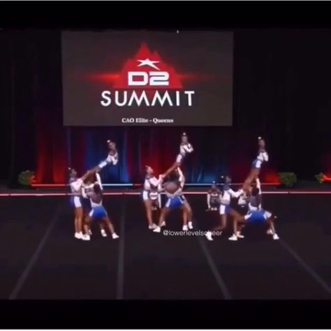 Level 1 Cheer Routine, Cheer Dismounts, Stunt Sequence, Easy Cheer Stunts, Cheer Videos, Easy Cheers, Cool Cheer Stunts, Cheer Routines, Cheer Leading