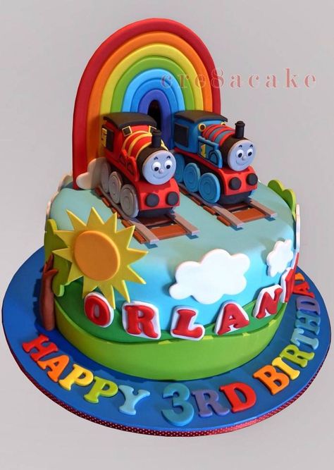 25+ Pretty Picture of Thomas And Friends Birthday Cake Thomas And Friends Birthday Cake Thomas The Tank Engine James Birthday Cake Pinterest  #CakeForBirthday Friends Birthday Outfit, Fondant Sun, Birthday Cake Friends, Thomas The Train Birthday Cake, Thomas And Friends Cake, Thomas And Friends Birthday, Thomas Birthday Cakes, Thomas The Tank Engine Cake, Birthday Cake Pinterest