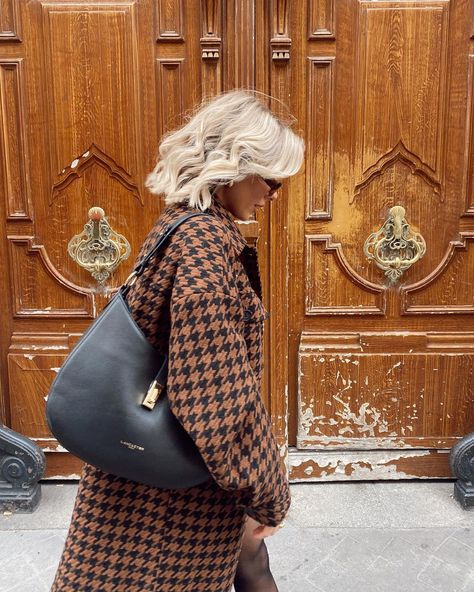 India Moon on Instagram: “On the hunt for ☕️ . . Bag @lancaster #prgift 🤎 Coat @nakdfashion ✨” Lancaster Bag, Paris Inspired Decor, Paris Couple, Parisian Apartment, Paris At Night, Bags Aesthetic, Paris Street Style, Large Shoulder Bags, The Bag