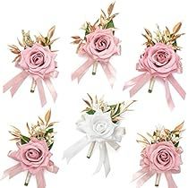 Wedding Groom And Groomsmen, Silk Boutonniere, Pink Boutonniere, Formal Dinner Party, White Boutonniere, Silk Rose Petals, Groomsmen Boutonniere, Beautiful Wedding Flowers, Prom Flowers