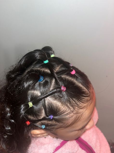 Natural Hair Styles Easy Rubber Bands, Bands Hairstyles, Rubber Band Hairstyles For Kids, Old School Hairstyles, Band Hairstyles, Cute Volleyball Hairstyles, Rubber Band Hairstyles, Picture Day Hair, Hairstyle Ideas Easy