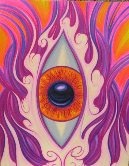 Trippy Eye, Eye Ball, Wow Art, Visionary Art, Trippy Art, Hippie Art, Color Pencil, Creative Drawing, Art Inspiration Painting