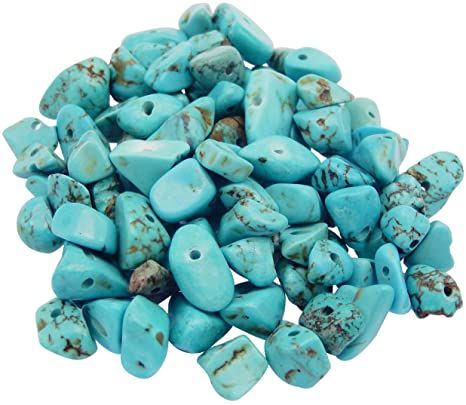 Amazon.com: Julie Wang 450PCS Turquoise Natural Irregular Chip Stone Beads 5-8mm Gemstones Crystal Loose Bead for Jewelry Making Bracelet Necklace DIY Craft Finding : Arts, Crafts & Sewing Phone Jewelry, Glass Beads Diy, Stones For Jewelry Making, Jewelry Making Bracelet, Stone Chips, Diy Accessory, How To Make Rings, Necklace Diy, Necklace Craft