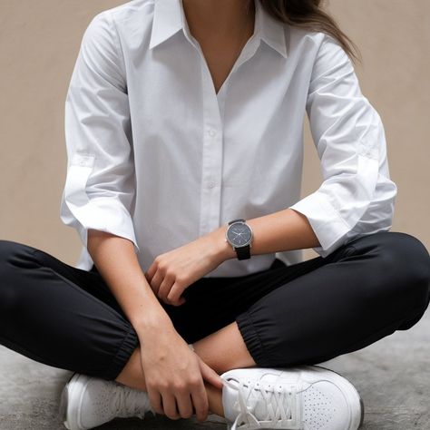 10 Ways to Style Your Crisp White Blouse This Season White Collared Shirt Outfit Women, Styling A White Shirt, White Collared Shirt Outfit, Collared Shirt Outfits, Long White Blouse, How To Breathe, Crisp White Blouse, White Shirt Outfits, White Collared Shirt