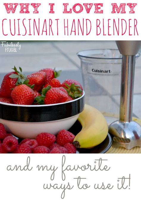 6+ Fantastic Hand Blender Uses and Benefits You’ll Love Hand Blender Recipes, Immersion Blender Recipes, Blender Recipes Smoothies, Frozen Fruit Smoothie, Making Baby Food, Food Protein, Adult Gifts, Fresh Smoothies, Immersion Blender