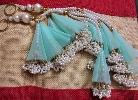 Latkan For Lehenga, Latkan For Blouse, Tassel Saree, Lehenga Latkan, Blouse Hangings, Tassels Fashion Clothing, Designer Tassels, Saree Tassels Designs, Tassel Blouse