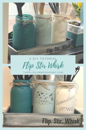 Mason Jar Utensil Holder Diy, Utensils Holder Diy, Diy Utensil Holder, Mason Jar Utensil Holder, Mason Jar Toothbrush Holder, Grocery Sign, Diy Utensils, Mason Jar Holder, Diy Dorm Decor