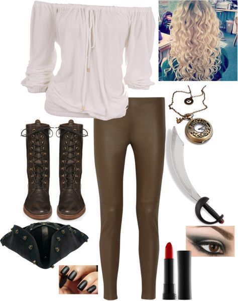 "Pirate;)" by pey-pey99 ❤ liked on Polyvore Gaspy Outfits, Homemade Mermaid Costumes, Pirate Costume Diy, Girl Group Costumes, Pirates Life, Pirate Outfit, Ren Fest, Costumes For Teens, Cowgirl Costume