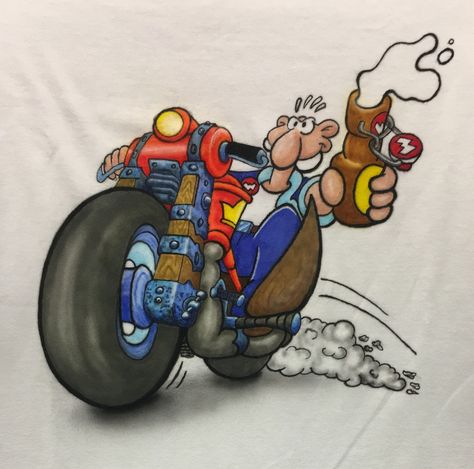 Airbrush Tshirt, Simple Drawings, Drawings Simple, Tshirt Art, Art Drawings Simple, Art Drawings, Mario Characters, Humor, Drawings