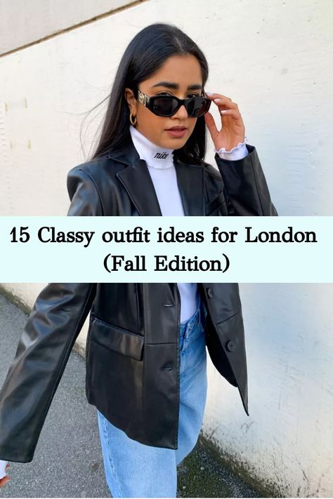 Get inspired with simple yet cute London fall outfit ideas that will keep you both cozy and stylish all season long. Achieve the perfect aesthetic with these chic clothing combinations. London Style Fall, Fall Outfits London, London Outfit Ideas Fall, London Outfit Fall, London Autumn Outfit, London Fall Outfits, Cozy London, London Fall Fashion, London Outfit Ideas