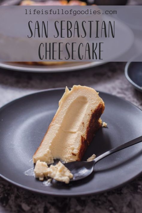 San Sebastian Cheesecake, Basque Burnt Cheesecake, Burnt Cheesecake, Easter 2023, San Sebastian, Low Calorie, Travel Food, Cooking And Baking, Food Blogger