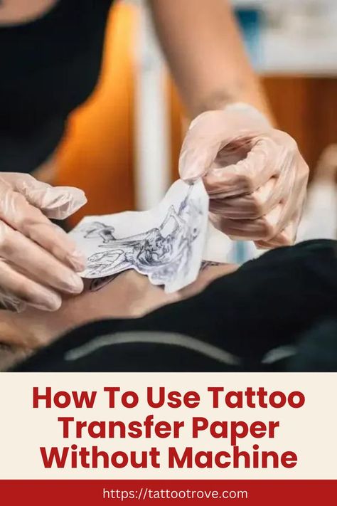 how to use tattoo transfer paper without machine Diy Tattoos, Tattoo Transfer Paper, Tattoo Techniques, Tattoo Transfers, Diy Tattoo, Transfer Paper, Diy Paper, Being Used, Tattoo Artists