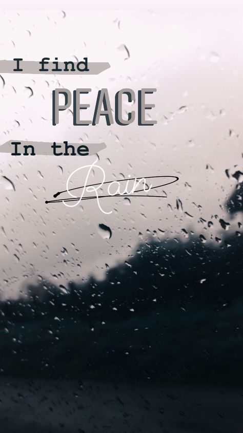 The sounds, smells and the general aesthetic of rain falling/ splashing sends me into a moment of calm and peace. #rain #peace #calm #instagramstories #quotes Rain Quotes Deep Short, Rain Captions For Instagram Story, Raining Day Quotes, Caption For Rain, Rain Captions For Instagram, In The Rain Aesthetic, The Rain Aesthetic, Rainy Day Quotes, One Word Caption