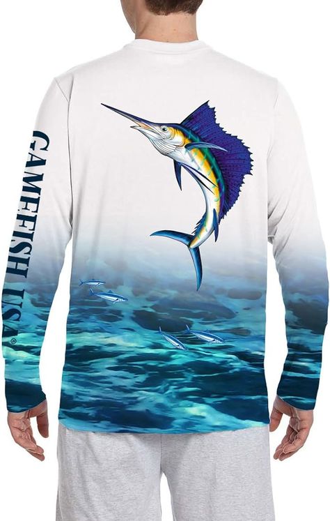 Amazon.com: GAMEFISH USA Sea Turtle Shirt, Tarpon Fishing, Bass Fishing Shirts, Mens Fishing Shirts, Turtle Shirts, Man Dressing Style, Fishing Outfits, Fishing Shirts, Mens Activewear