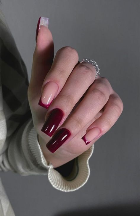 Red Nail Trends for Winter 2023-2024: Unveiling the Hottest 20 Ideas - Women-Lifestyle.com Shellac Nails Fall, Kutek Disney, Maroon Nails, Nagellack Trends, Wow Nails, Nagel Tips, October Nails, Smink Inspiration, Vibrant Nails