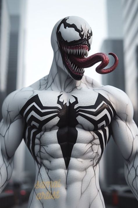 🕷️WHITE ANTI-VENOM 🕷️ 🔺 For Full View on iphone zoom in 🔺 ________________________________________ Target before DECEMBER❤️ 🎯 30K… | Instagram Spiderman Anatomy, Venom Avengers, Spiderman Wallpapers, Venom Carnage, Anti Venom, Venom Snake, 30k Followers, Dark Wallpaper Iphone, Fantasy Armor