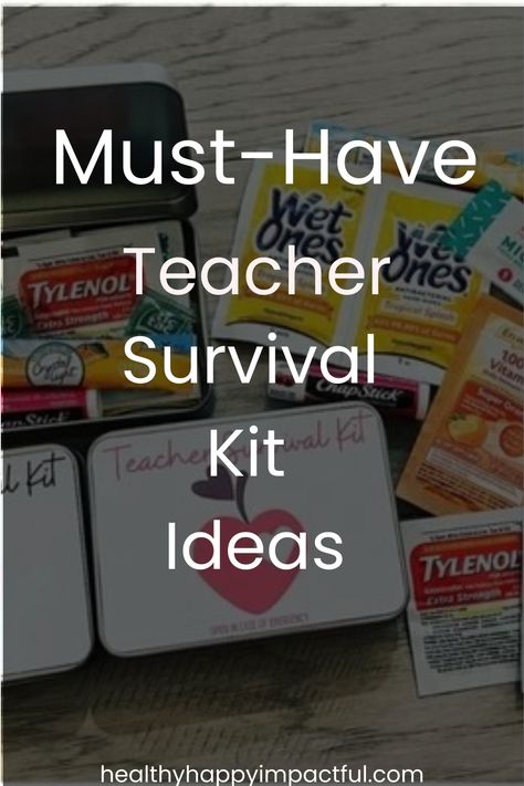 Show your appreciation to teachers by gifting them a thoughtful teacher survival kit! Assist your favorite teacher in gearing up for the new school year ahead or surprise them with a token of gratitude with these ideas that will bring smiles throughout the year. Give the invaluable gift of support and care with a teacher's survival kit - simple, yet meaningful. Click to grab the free printable tag! Teacher End Of Year Survival Kit, Teacher Marking Kit, Teacher Survival Kit Gift Ideas, Secret Pal Gift Ideas For Teachers, First Day Of School Survival Kit Teacher, Teacher Emergency Kit Gift, Teacher Survival Kit Free Printable, Teacher Survival Kit Ideas, Coach Survival Kit