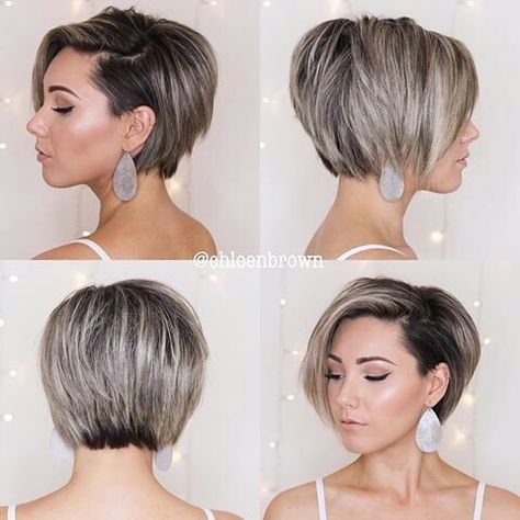 Причёски Tan Skin Blonde Hair, Hair 360, Chloe Brown, Bob Hairstyles For Fine Hair, Penteado Cabelo Curto, Short Hair With Layers, Short Bob Hairstyles, Undercut, Hair Cut