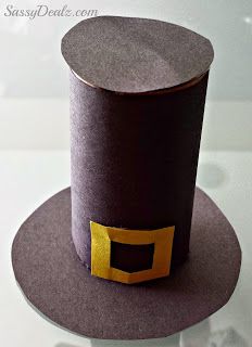 Pilgrim Hat Toilet Paper Roll Thanksgiving Craft For Kids | Sassy Dealz Craft With Toilet Paper Rolls, Pilgrim Crafts, Plan Board, Paper Cup Crafts, Fun Thanksgiving Crafts, Crafty Morning, Preschool Fall, Thanksgiving Projects, Pilgrim Hat