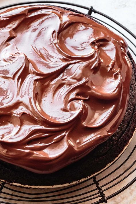 5 Minute Vegan Chocolate Ganache with Coconut Milk Coconut Flour Chocolate Cake, Dairy Free Ganache, Dairy Free Chocolate Dessert, Vegan Ganache, Moist Chocolate Cake Recipe, Vegan Chocolate Ganache, Super Moist Chocolate Cake, Coconut Milk Chocolate, Bojon Gourmet